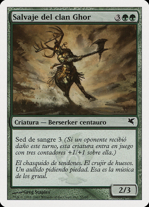 Salvaje del clan Ghor - Ghor-Clan Savage