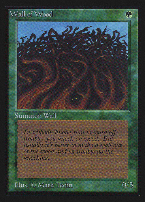 Wall of Wood