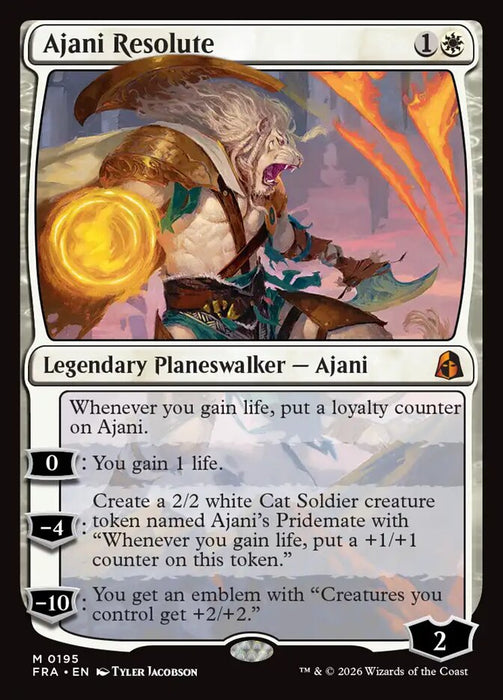 Ajani Resolute (Foil)
