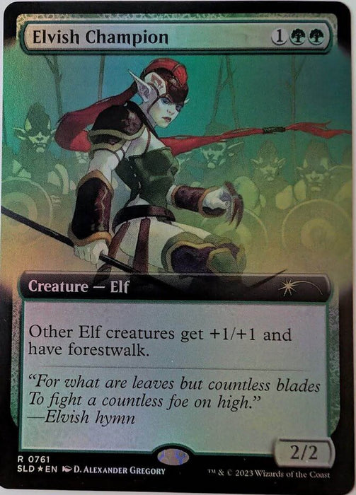 Elvish Champion - Extended Art (Foil)