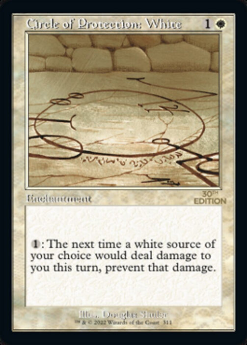 Circle of Protection: White - Retro Frame