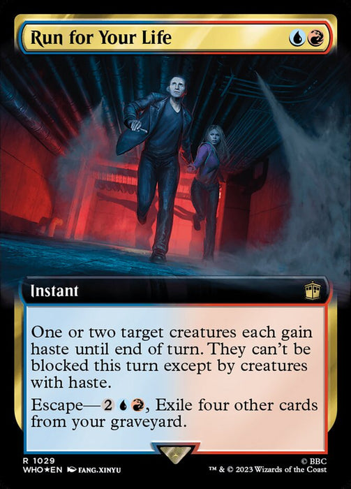 Run for Your Life - Extended Art - Surge Foil (Foil)