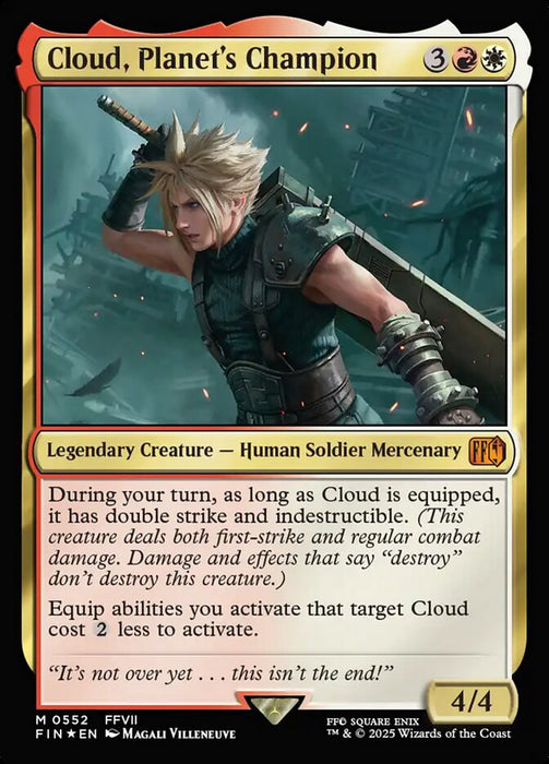 Cloud, Planet's Champion - Legendary (Foil)