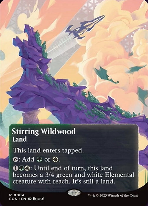Stirring Wildwood - Borderless