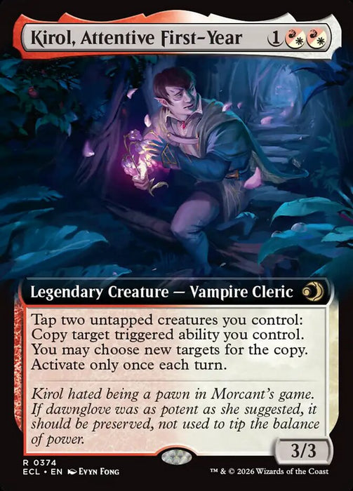 Kirol, Attentive First-Year - Extended Art - Legendary