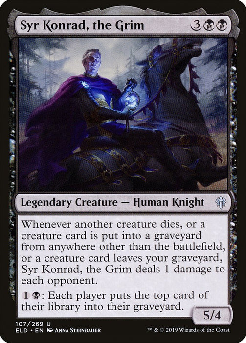 Syr Konrad, the Grim - Legendary