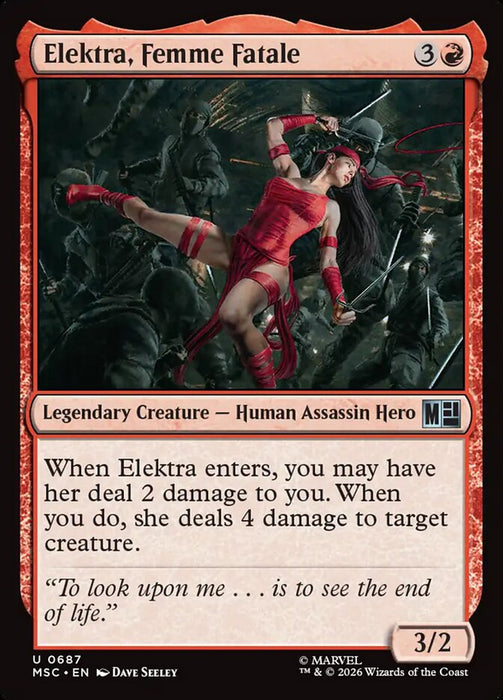Elektra, Femme Fatale - Legendary (Foil)