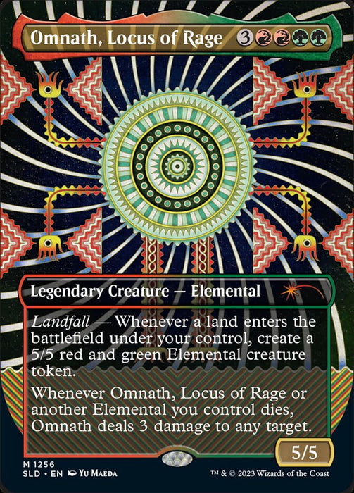 Omnath, Locus of Rage - Borderless - Full Art - Legendary