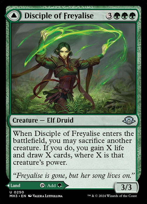Disciple of Freyalise // Garden of Freyalise (Foil)