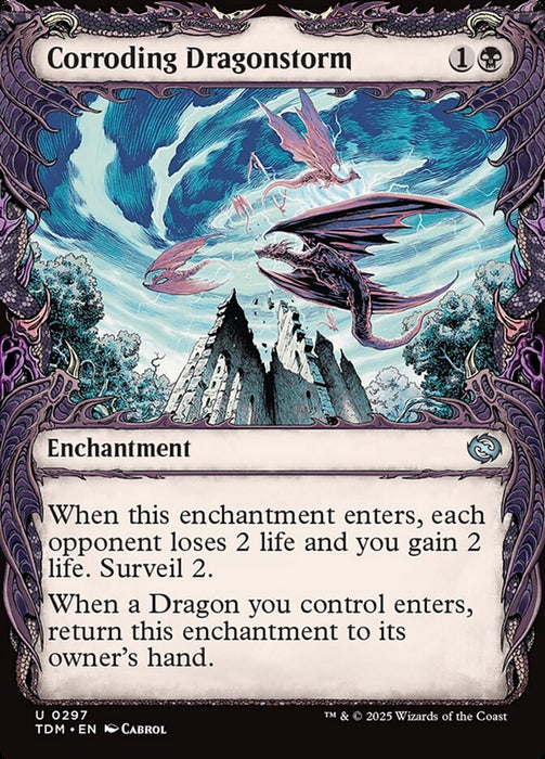 Corroding Dragonstorm - Showcase - Enchantment (Foil)