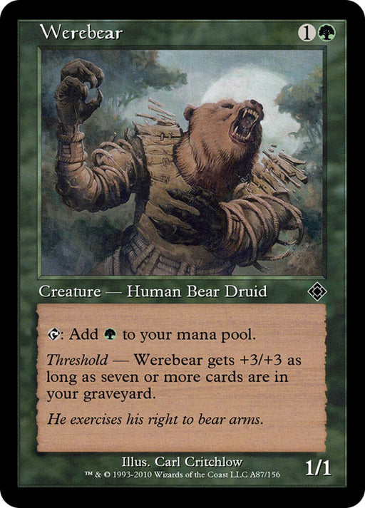 Werebear - Retro Frame