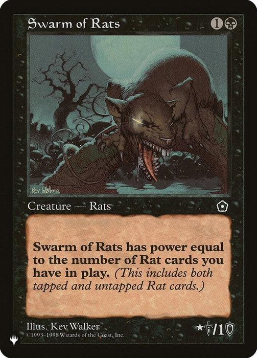 Swarm of Rats - Retro Frame