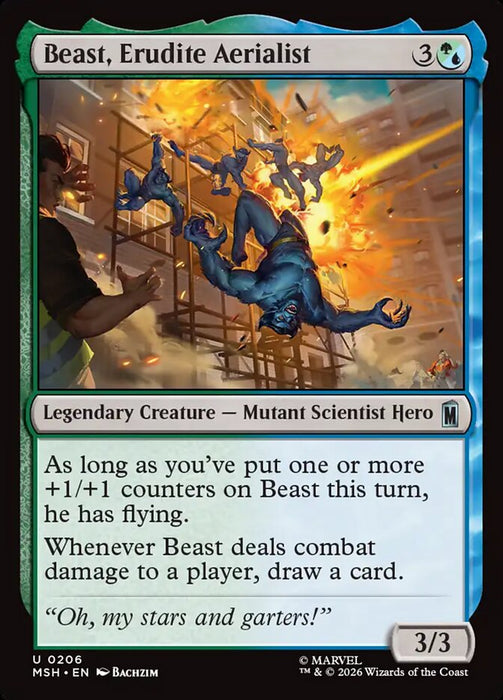 Beast, Erudite Aerialist - Legendary (Foil)