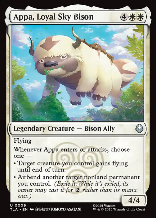 Appa, Loyal Sky Bison - Legendary (Foil)