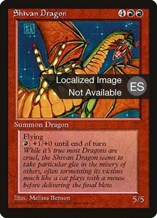 Dragón shivano - Shivan Dragon