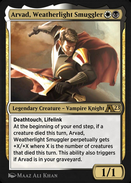 Arvad, Weatherlight Smuggler - Legendary