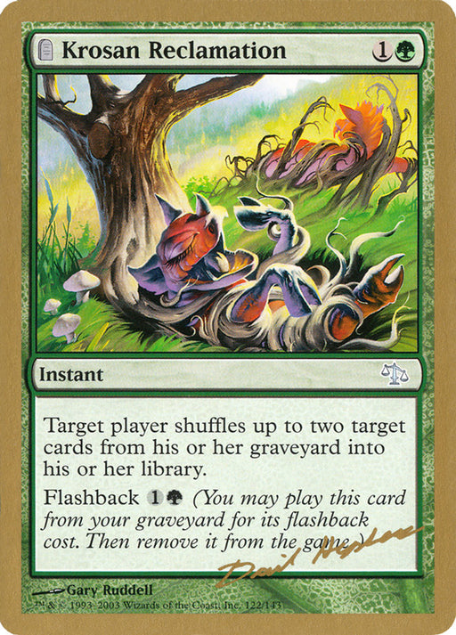 Krosan Reclamation - Tombstone