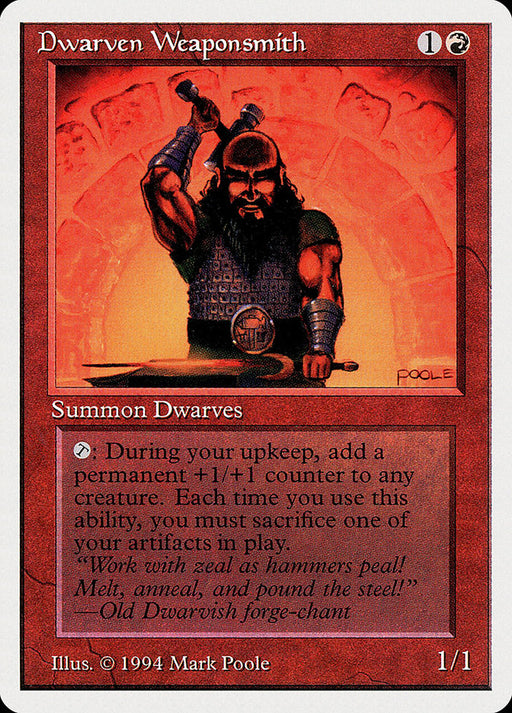 Dwarven Weaponsmith