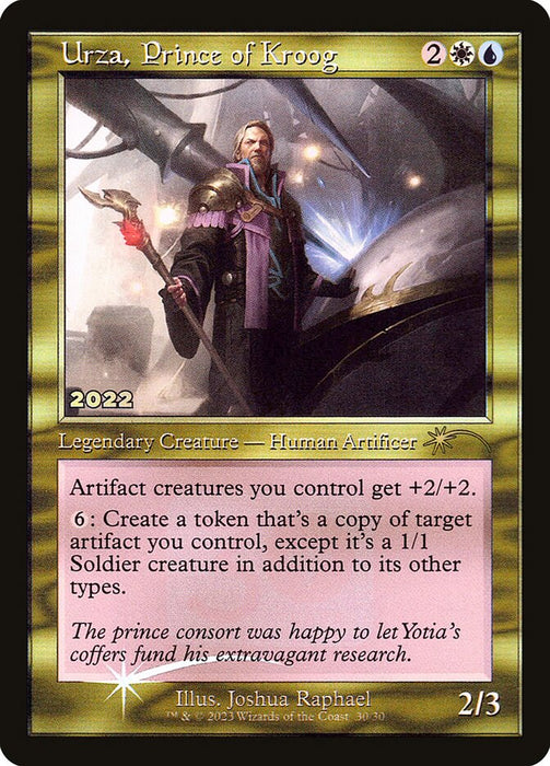 Urza, Prince of Kroog - Retro Frame (Foil)