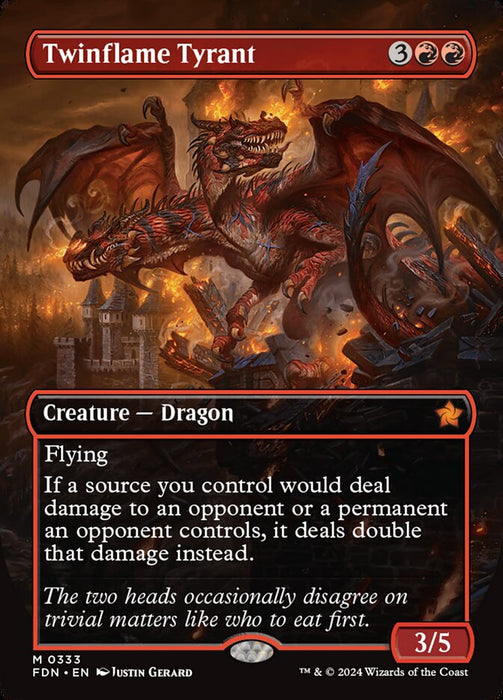 Twinflame Tyrant - Borderless - Inverted