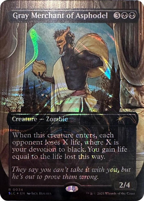 Gray Merchant of Asphodel - Borderless - Full Art - Inverted (Foil)