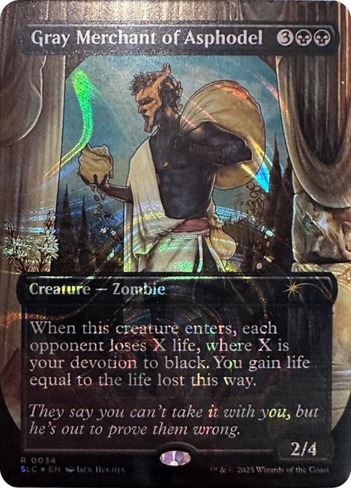Gray Merchant of Asphodel - Borderless - Full Art - Inverted (Foil)