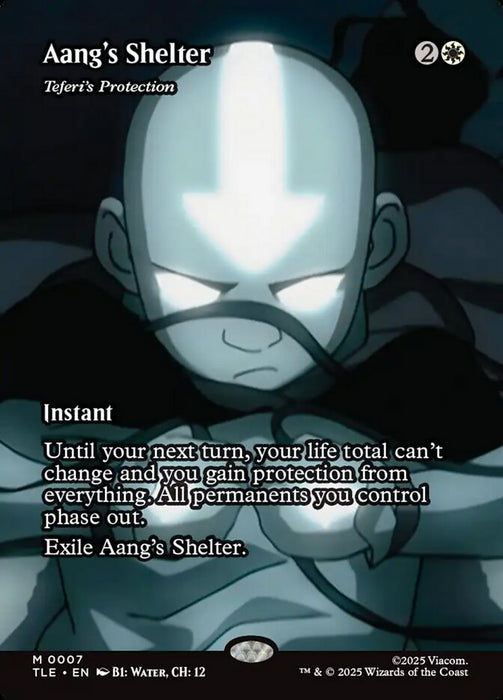 Aang's Shelter - Teferi's Protection - Borderless - Full Art - Inverted (Foil)