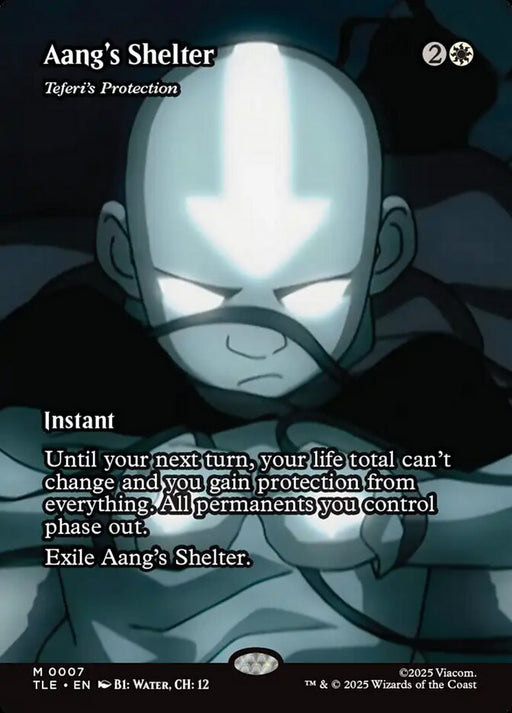 Aang's Shelter - Teferi's Protection - Borderless - Full Art - Inverted (Foil)