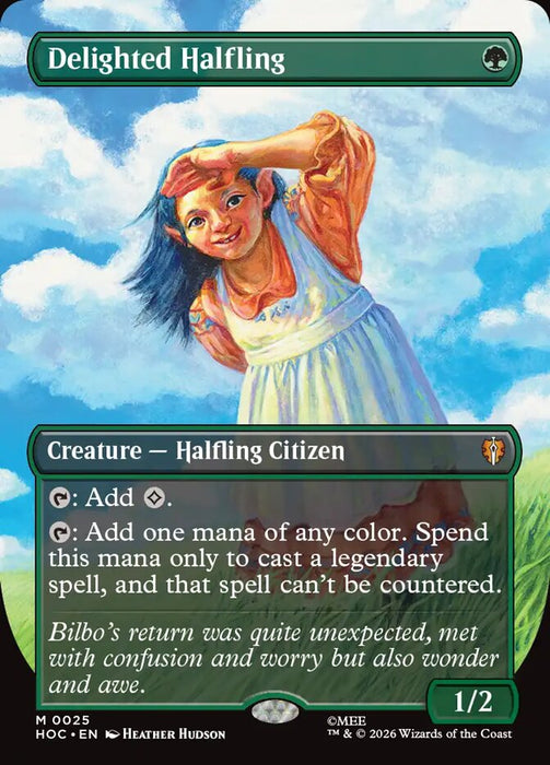 Delighted Halfling - Borderless