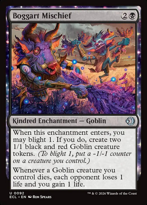 Boggart Mischief - Enchantment (Foil)