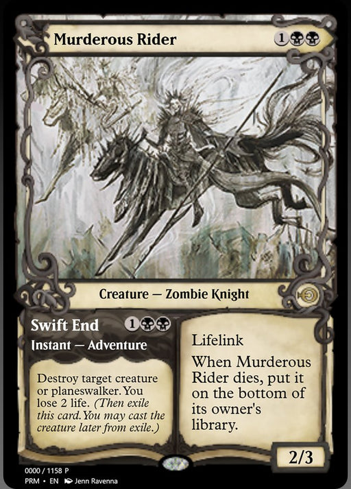 Murderous Rider // Swift End (Foil)