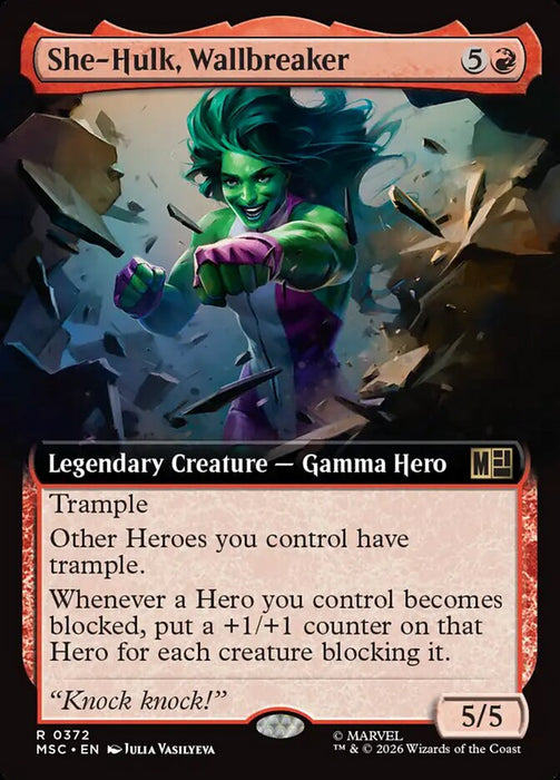 She-Hulk, Wallbreaker - Extended Art - Legendary