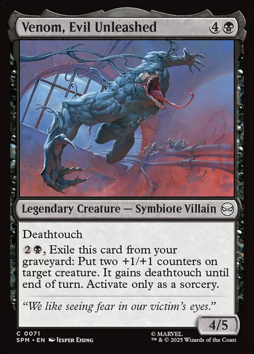 Venom, Evil Unleashed - Legendary (Foil)