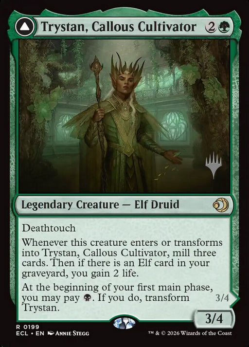Trystan, Callous Cultivator // Trystan, Penitent Culler - Legendary (Foil)