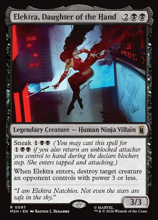 Elektra, Daughter of the Hand - Legendary (Foil)
