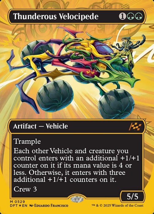 Thunderous Velocipede - Borderless - Inverted (Foil)