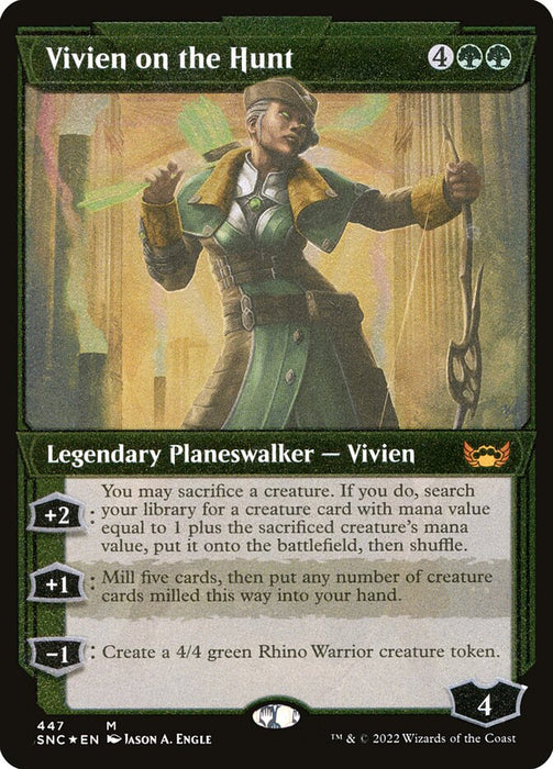 Vivien on the Hunt - Inverted - Showcase - Etched (Foil)