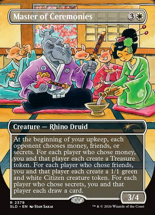 Master of Ceremonies - Borderless - Full Art - Inverted