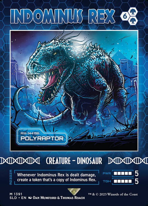 Indominus Rex - Polyraptor - Borderless - Full Art