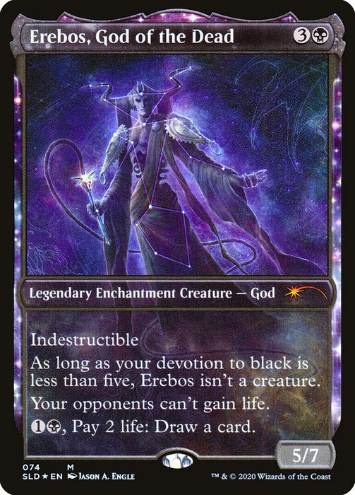Erebos, God of the Dead - Full Art - Enchantment - Legendary - Showcase - Inverted (Foil)