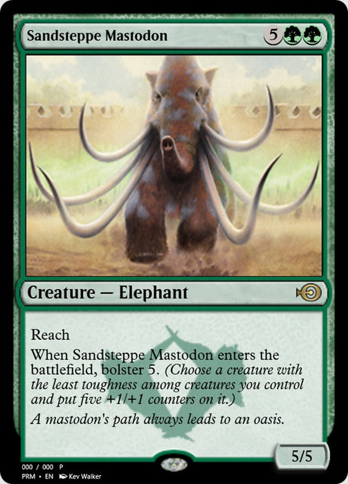 Sandsteppe Mastodon (Foil)