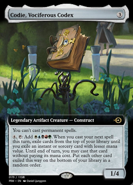 Codie, Vociferous Codex - Legendary (Foil)