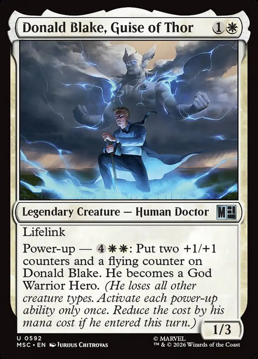 Donald Blake, Guise of Thor - Legendary