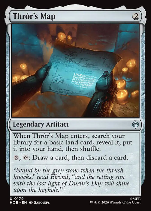 Thrór's Map (Foil)