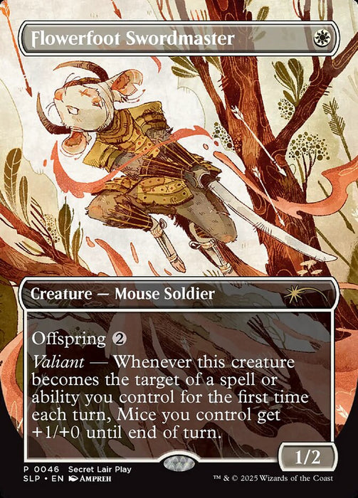 Flowerfoot Swordmaster - Borderless - Full Art - Inverted