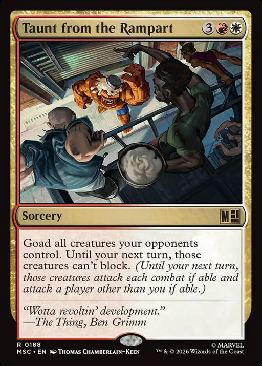 Taunt from the Rampart - Surge Foil