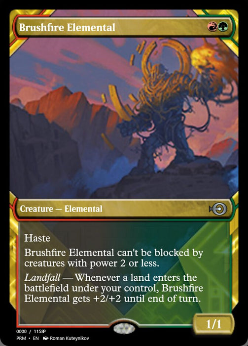 Brushfire Elemental (Foil)