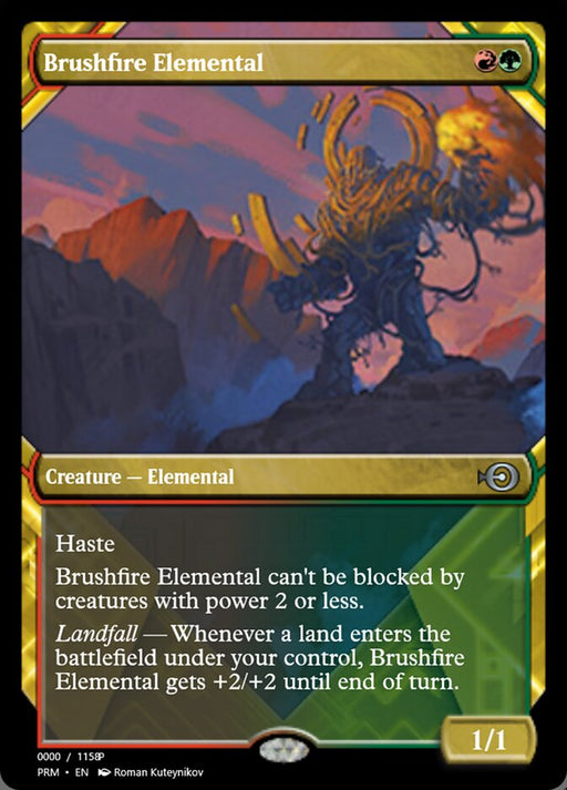 Brushfire Elemental (Foil)