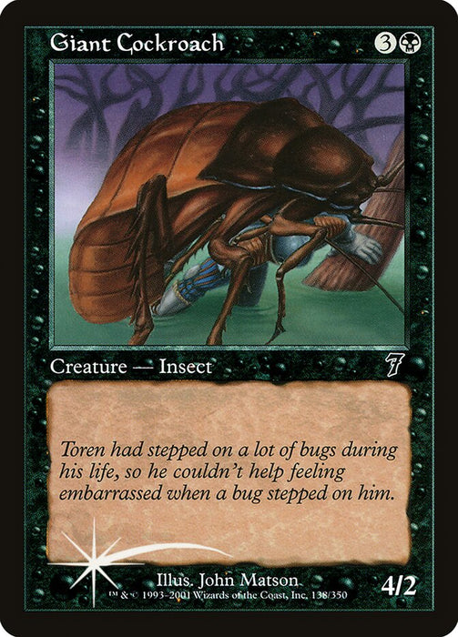 Giant Cockroach (Foil)