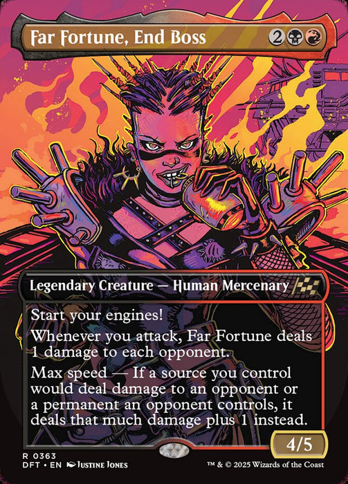 Far Fortune, End Boss - Borderless - Legendary - Inverted (Foil)